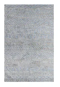 Milton Light Beige Poly Blend 5x8 Area Rug