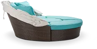 Fina Dark Teal Canopy Daybed