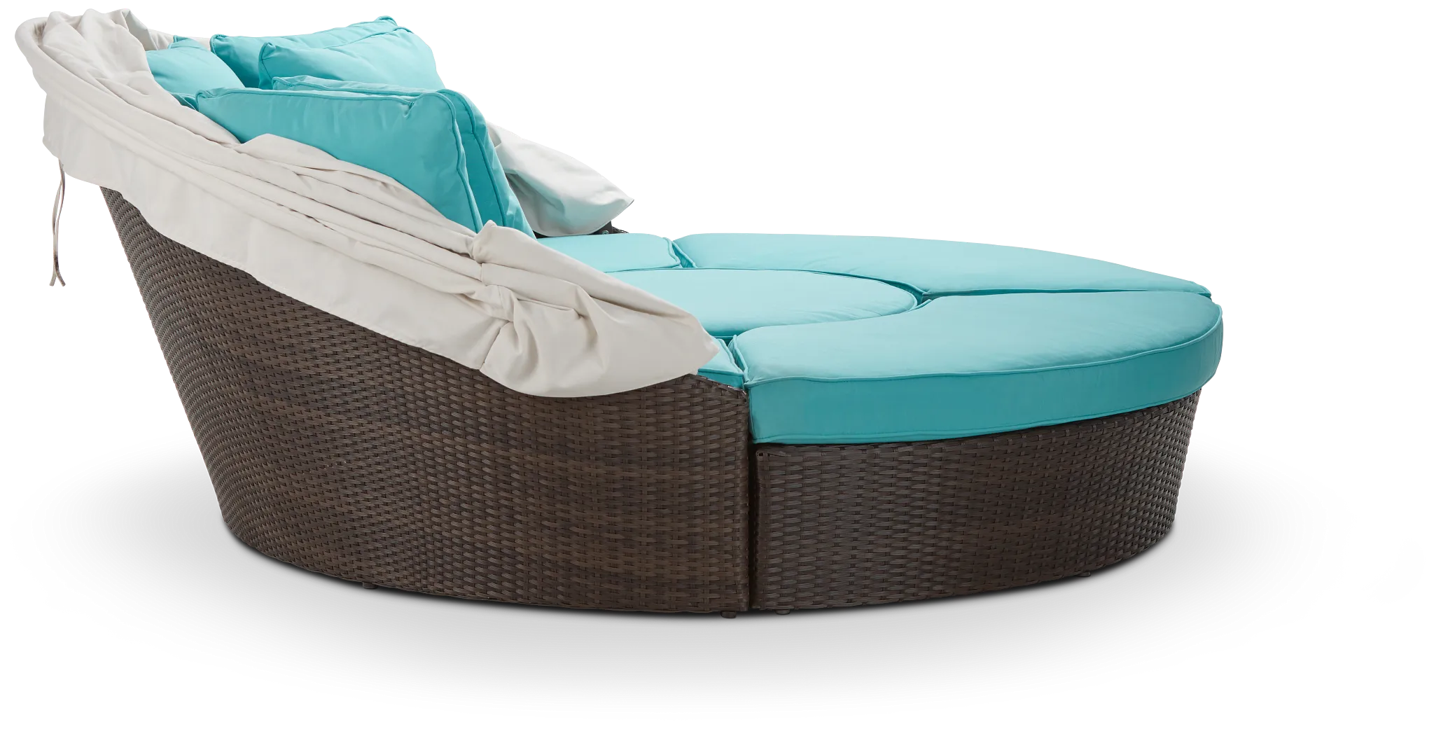 Fina Dark Teal Canopy Daybed