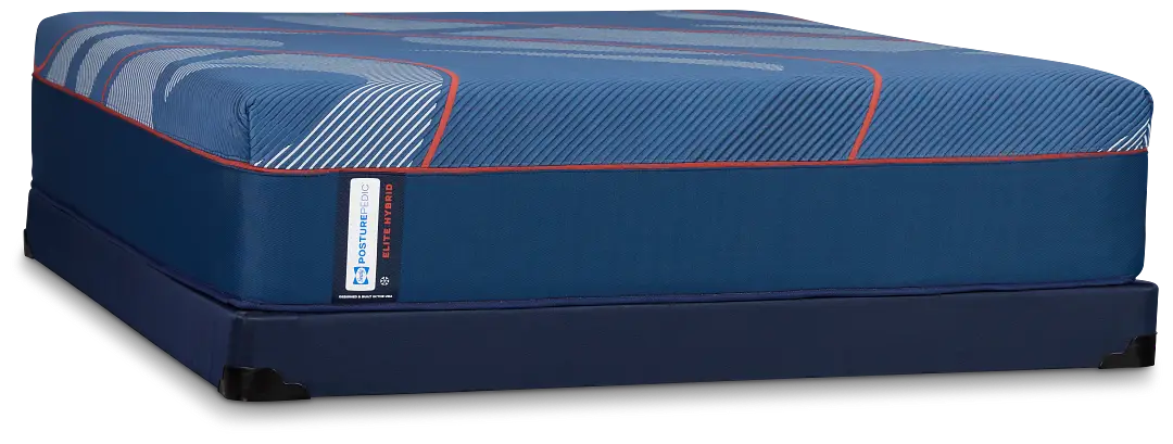 Posturepedic Elite Spring Albany 2 Medium Low-profile Mattress Set Posturepedic Elite Spring Albany 2 Medium Low-profile Mattress Set