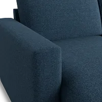 Citymod Blue Fabric Small Left Chaise Sectional