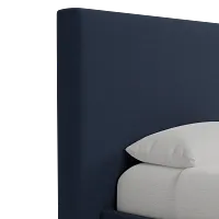 Grayton Joya Dark Blue 54" Upholstered Platform Bed