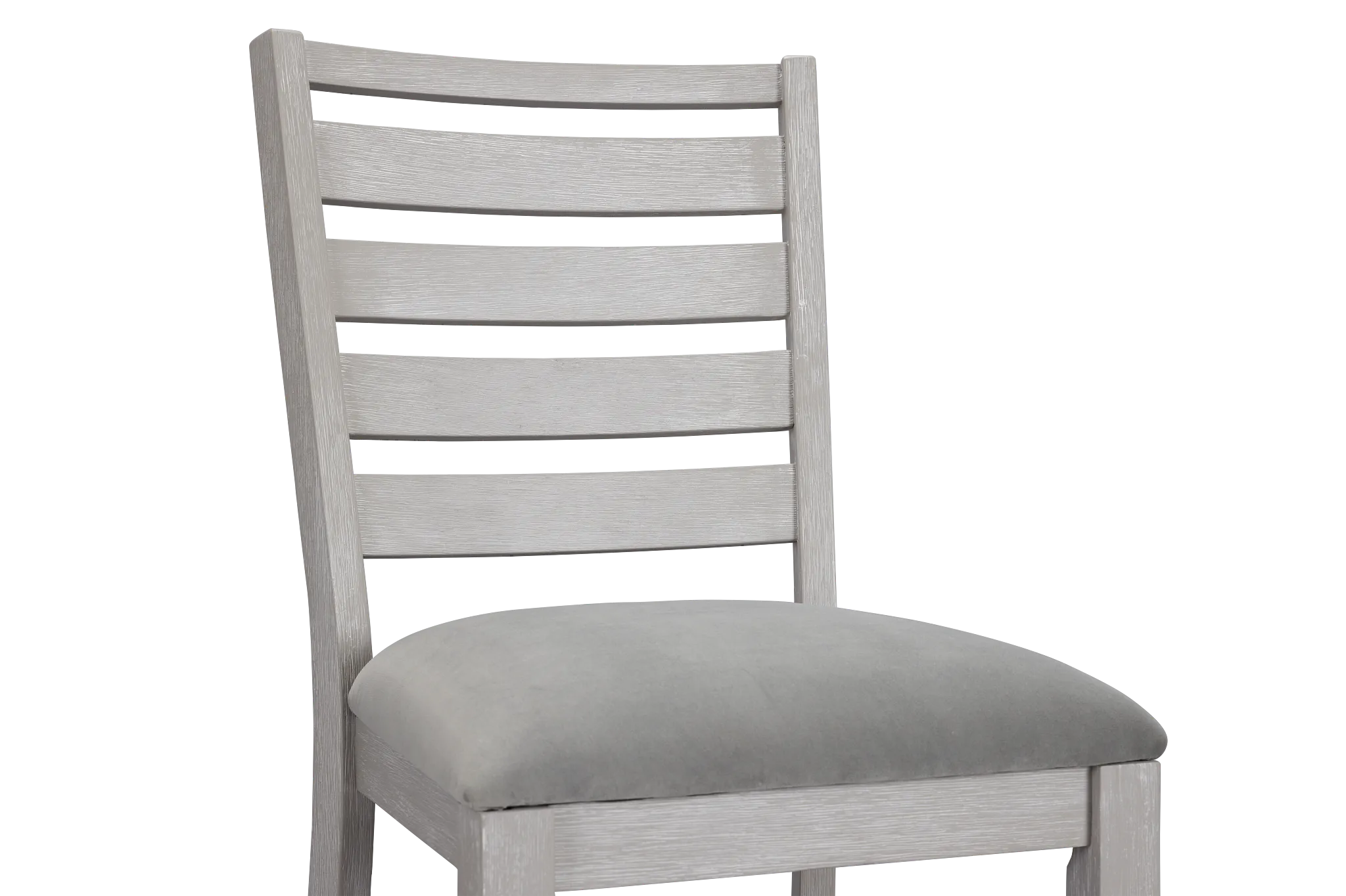 Mckinney Gray Uph Slat Side Chair