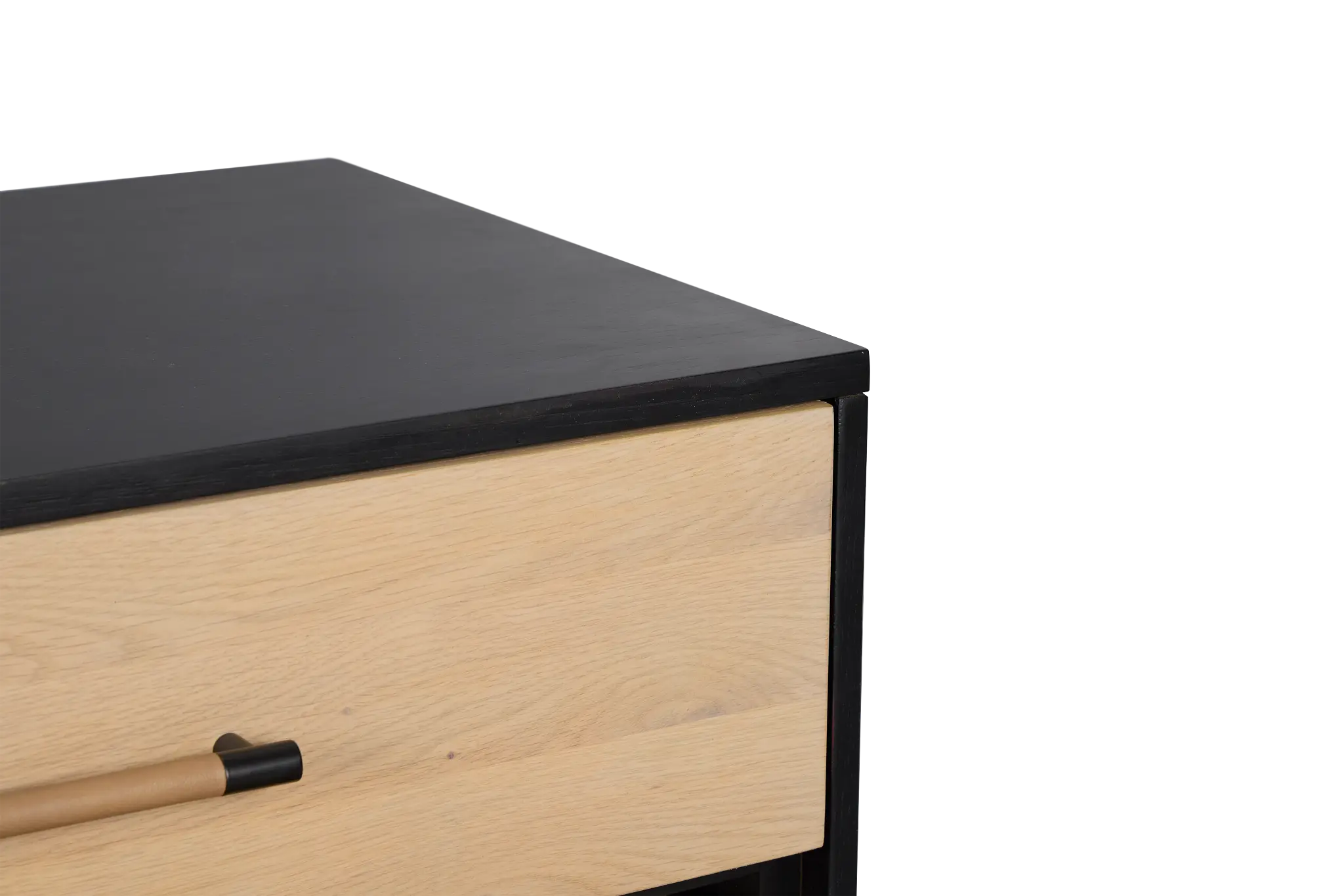 Highland Black 3-drawer Nightstand Highland Black 3-drawer Nightstand