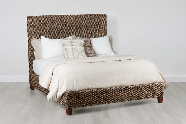 Bali Mid Tone Woven Platform Bed