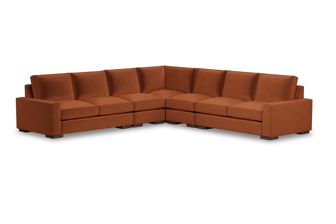 Edgewater Joya Orange Large Two-arm Sectional