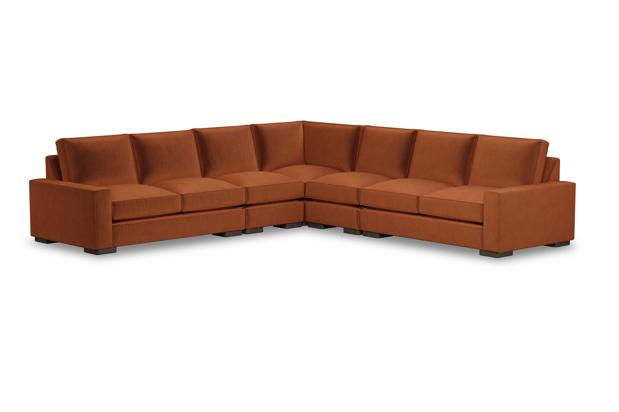 Edgewater Joya Orange Large Two-arm Sectional