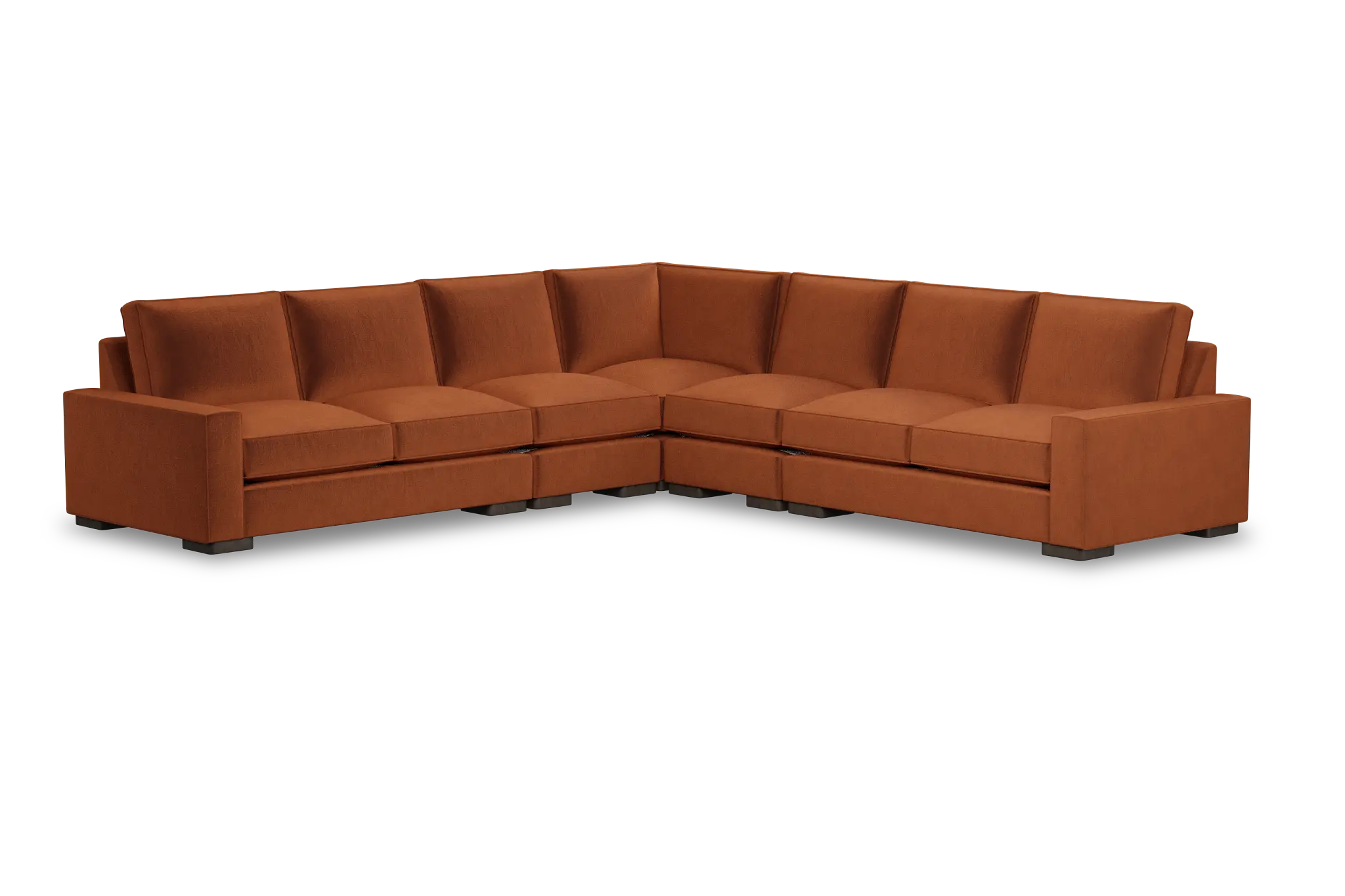 Edgewater Joya Orange Large Two-arm Sectional Edgewater Joya Orange Large Two-arm Sectional