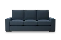 Edgewater Elite Blue 84" Sofa W/ 3 Cushions