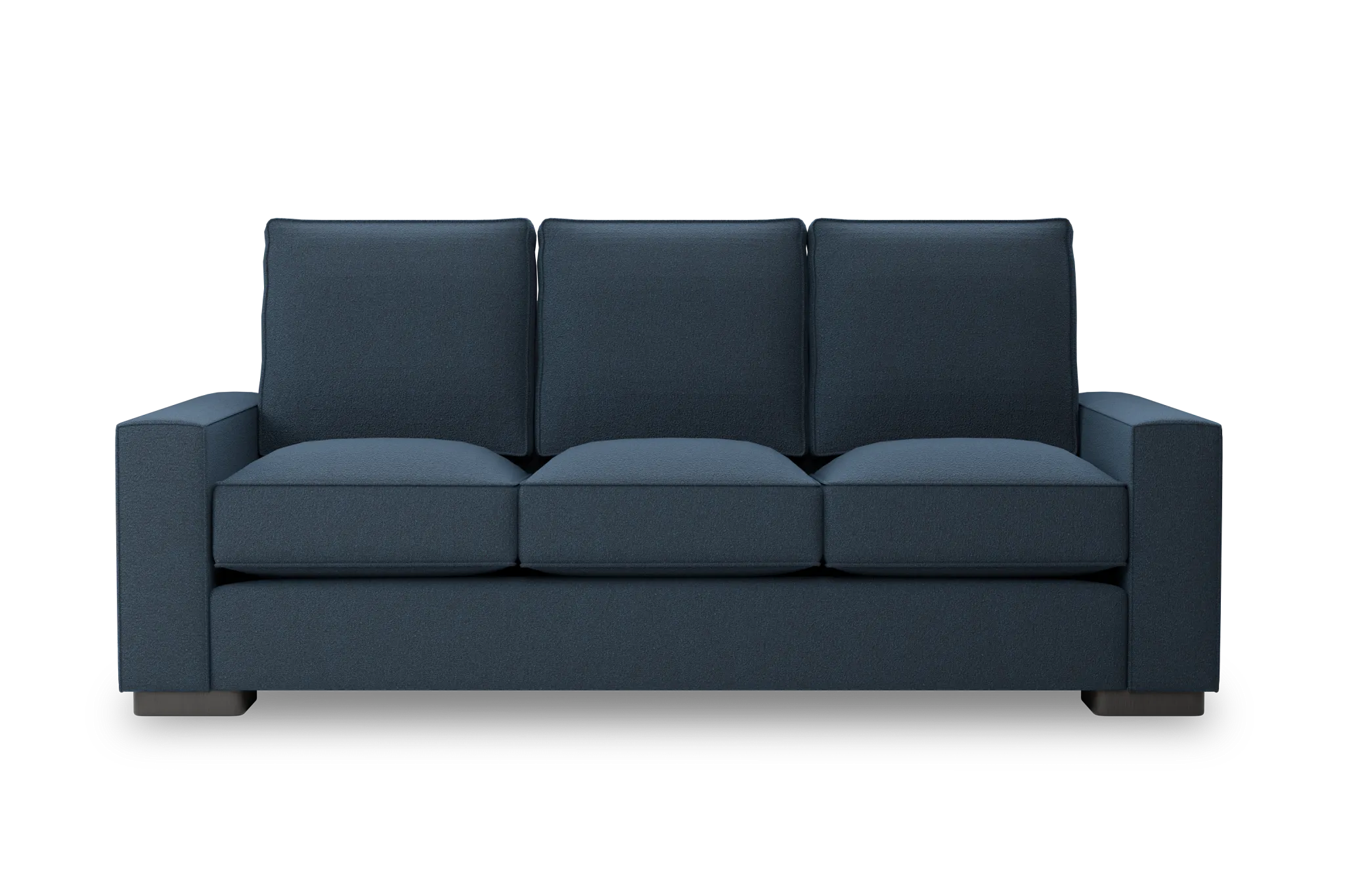 Edgewater Elite Blue 84" Sofa W/ 3 Cushions