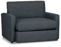 Noah Dark Blue Fabric Chair