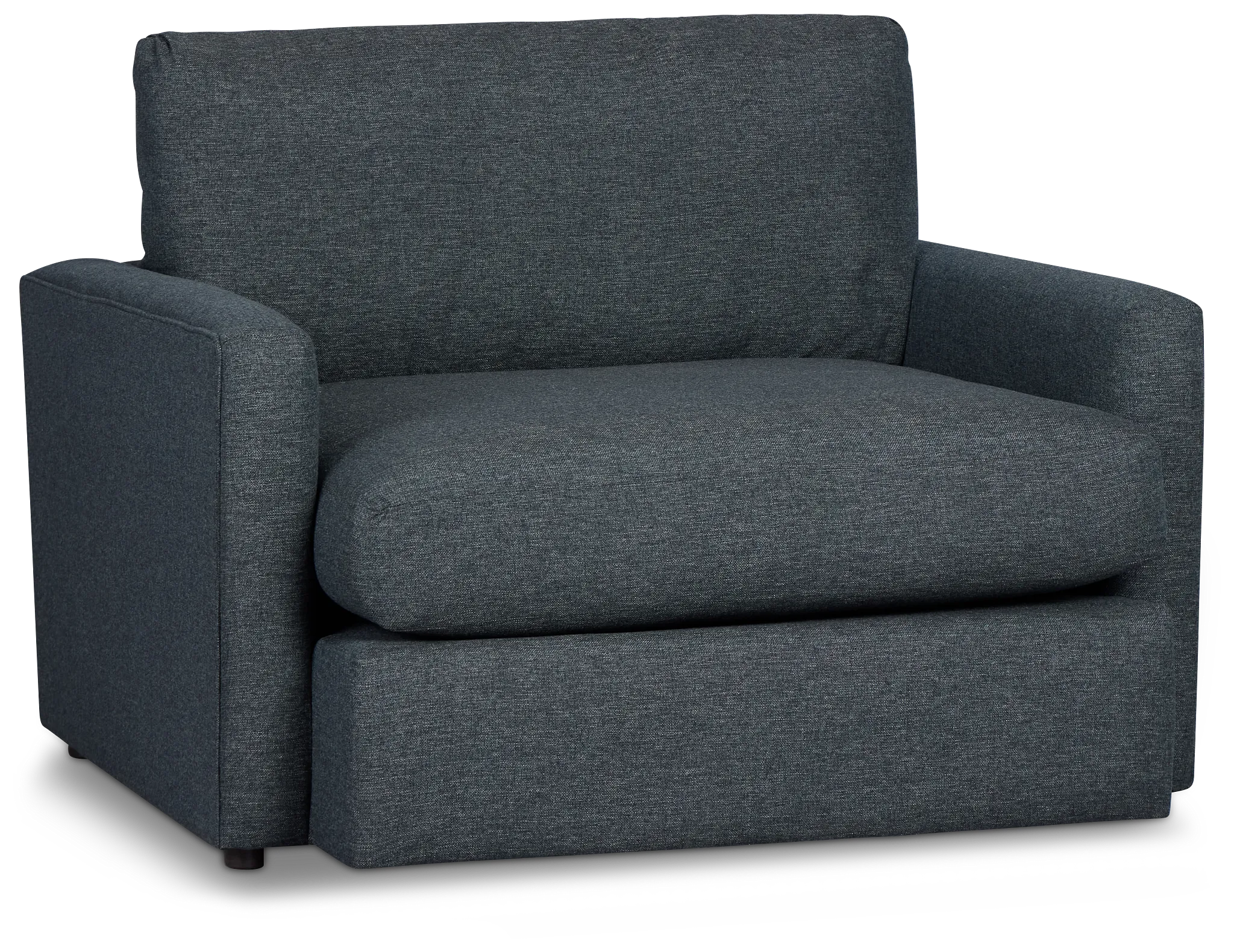 Noah Dark Blue Fabric Chair