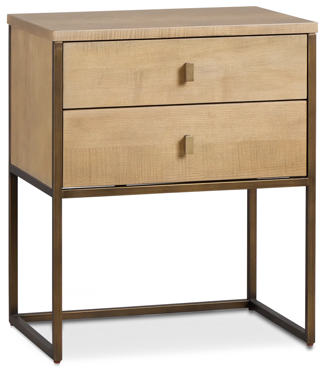 Pasadena Light Tone 2-drawer Nightstand