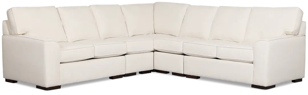 Sinclair Light Beige Fabric Large Two-arm Sectional Sinclair Light Beige Fabric Large Two-arm Sectional