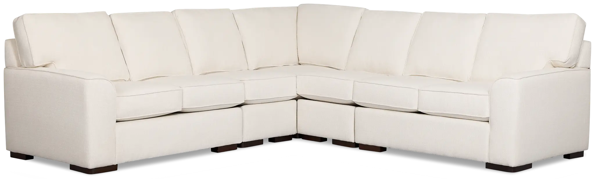 Sinclair Light Beige Fabric Large Two-arm Sectional Sinclair Light Beige Fabric Large Two-arm Sectional