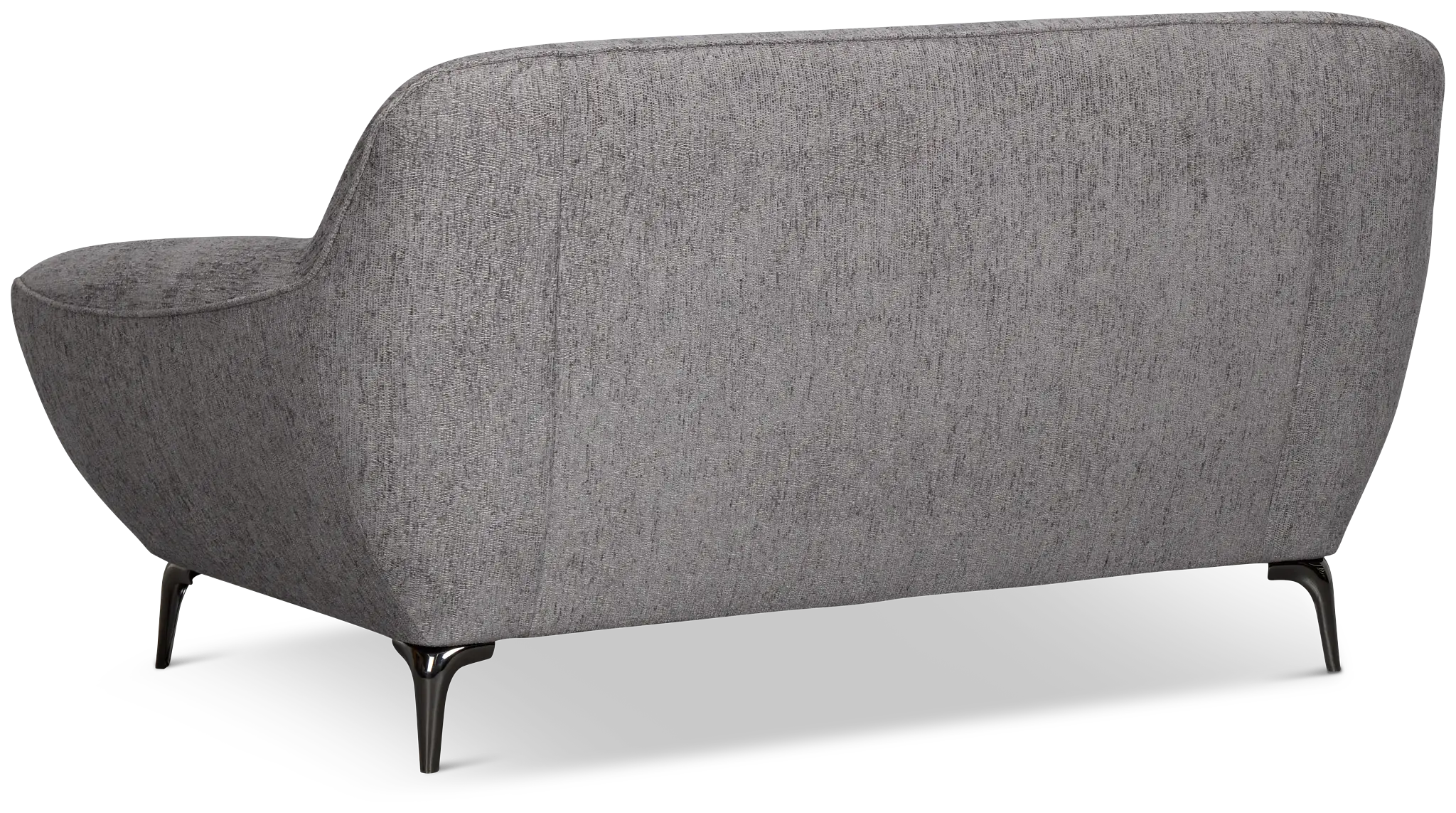 Zoey Dark Gray Fabric Loveseat Zoey Dark Gray Fabric Loveseat