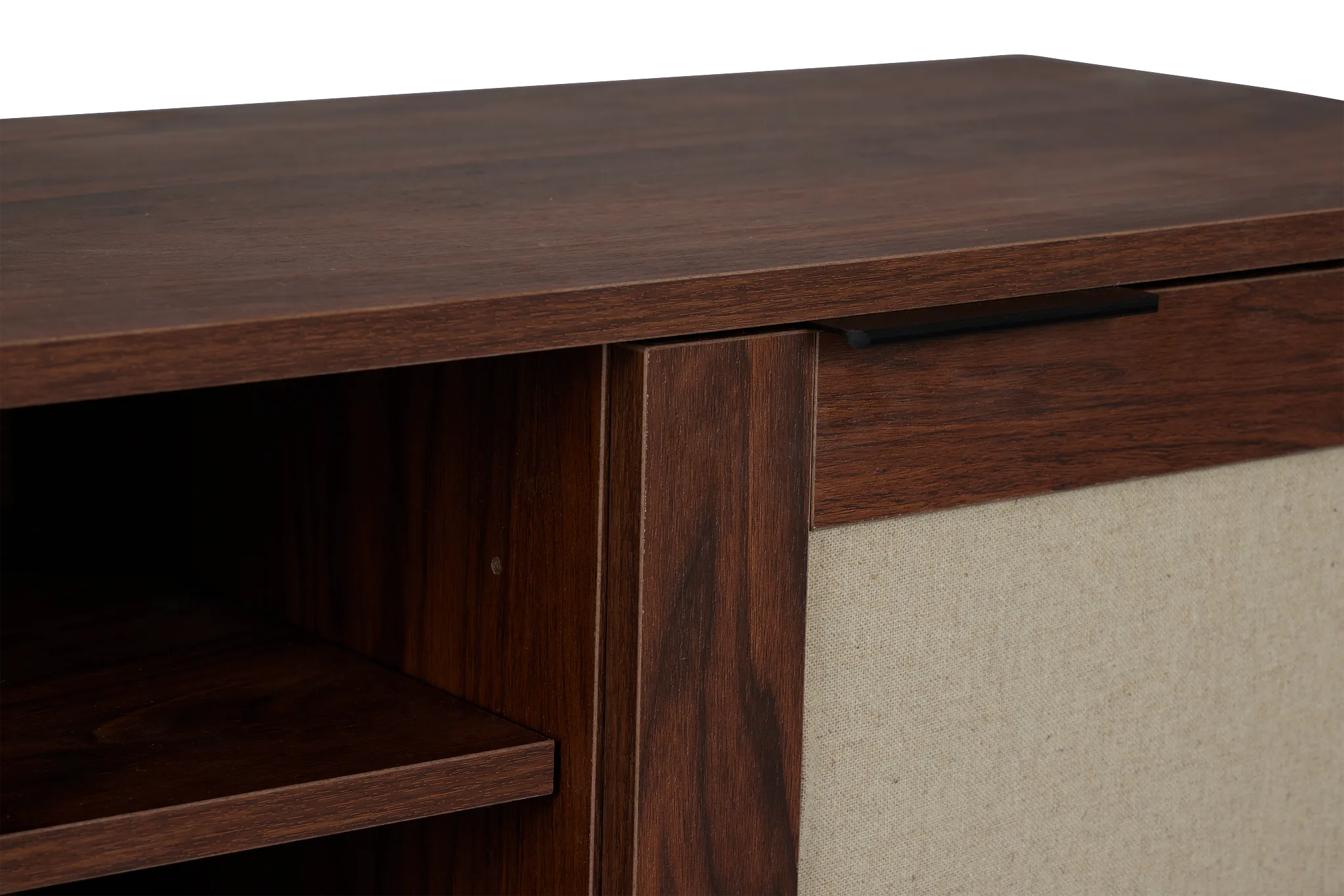 Walker Dark Tone Storage Tv Stand