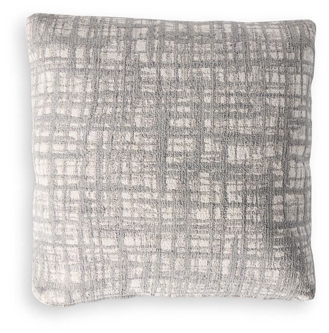 Network Gray 18" Square Accent Pillow
