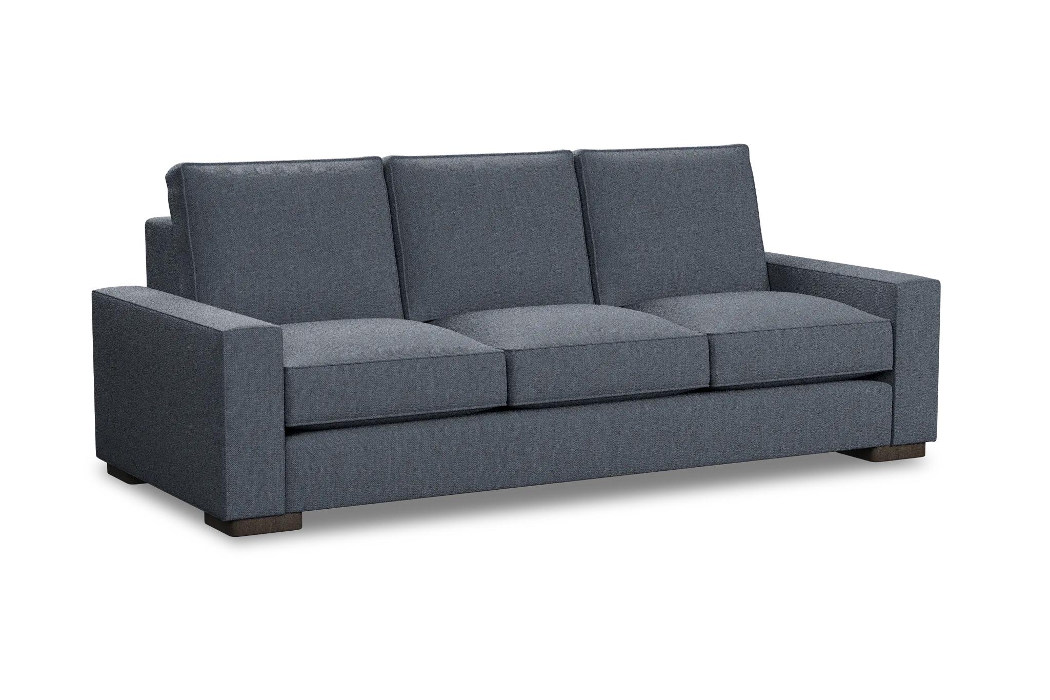 Edgewater Victory Dark Blue 96" Sofa W/ 3 Cushions