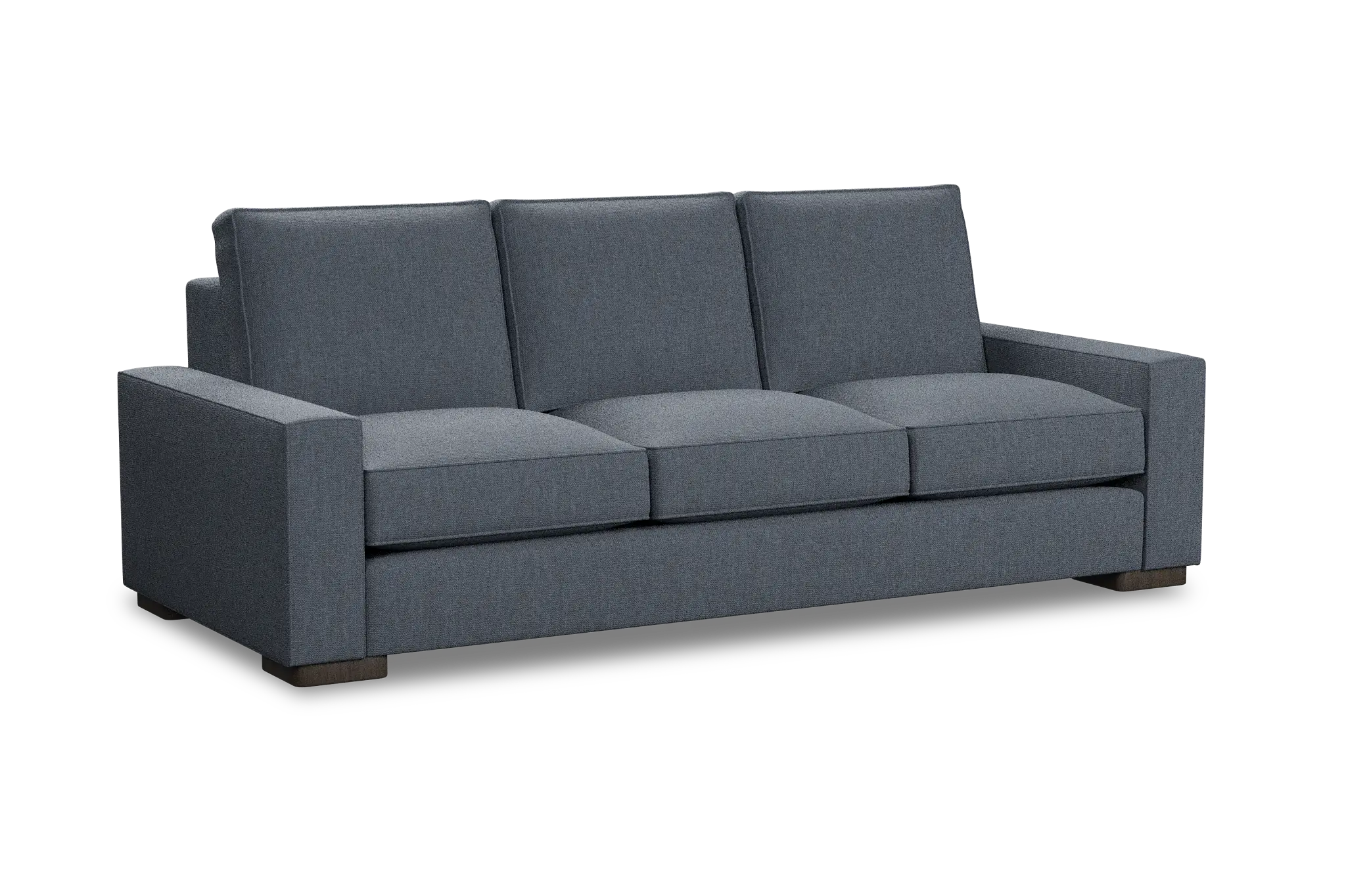 Edgewater Victory Dark Blue 96" Sofa W/ 3 Cushions Edgewater Victory Dark Blue 96" Sofa W/ 3 Cushions