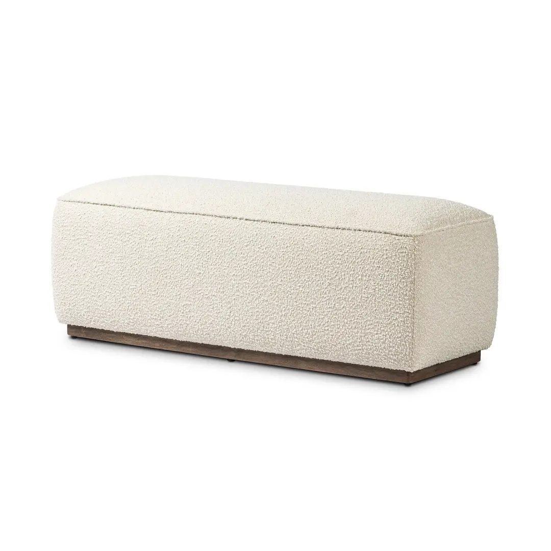 Four Hands Banta Light Beige Uph Bench Four Hands Banta Light Beige Uph Bench