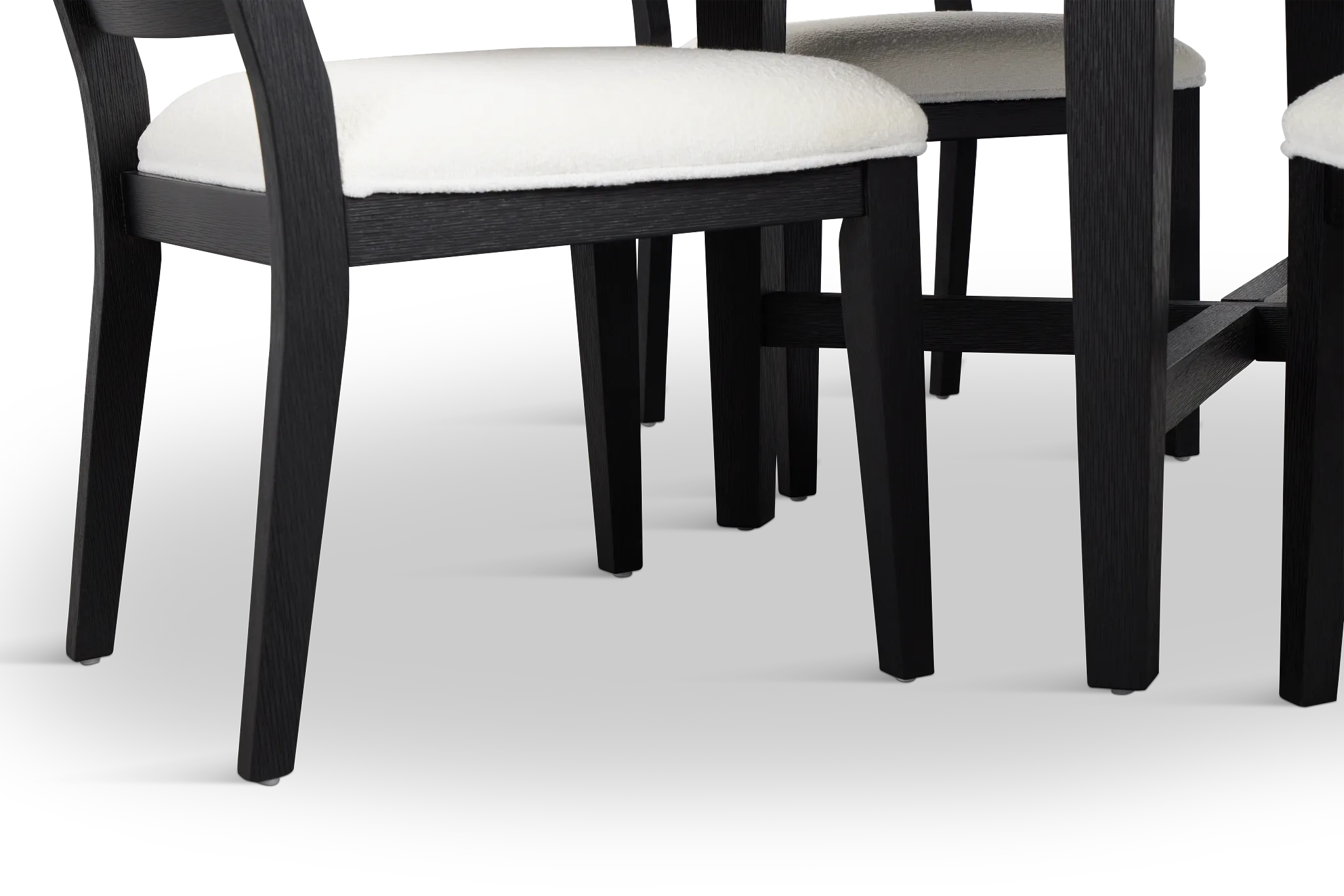 Alden Black Round Table & 4 Chairs