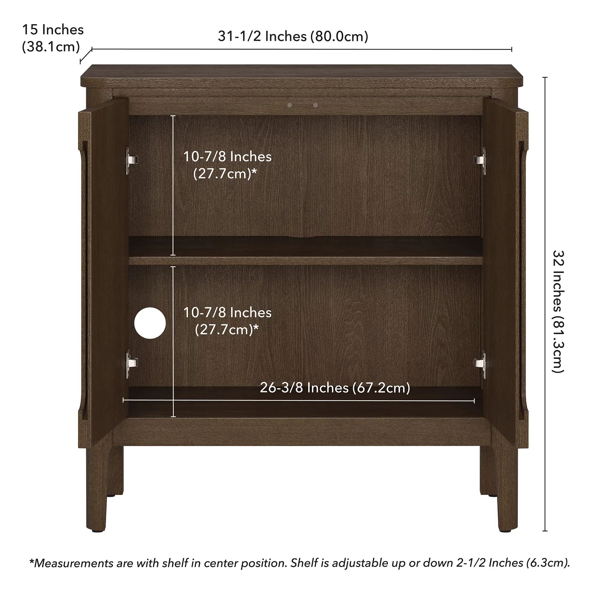Aldridge Dark Tone Cabinet