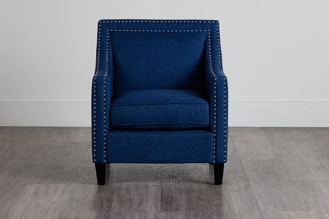 Erica Blue Fabric Accent Chair