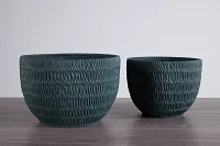Merced Dark Gray Set Of 2 Bowl