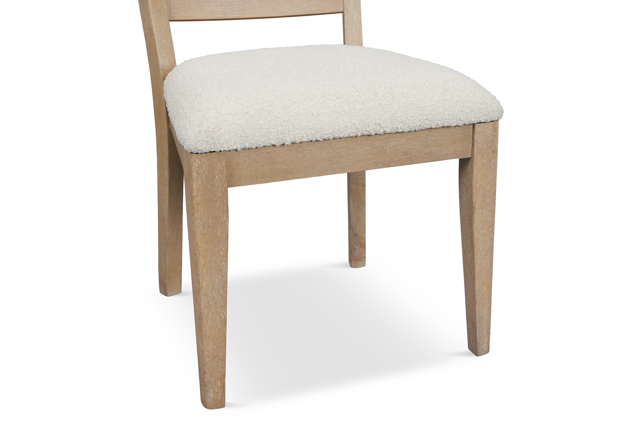 Alton Light Tone Slat Upholstered Side Chair
