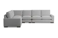 Edgewater Maguire Gray Medium Two-arm Sectional