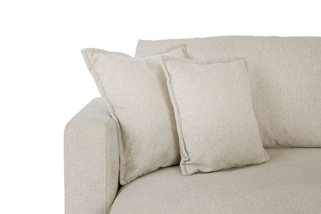 Emery Light Beige Fabric Large Two-arm Sectional