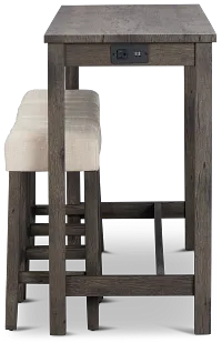 Robin Gray High Table & 3 Barstools