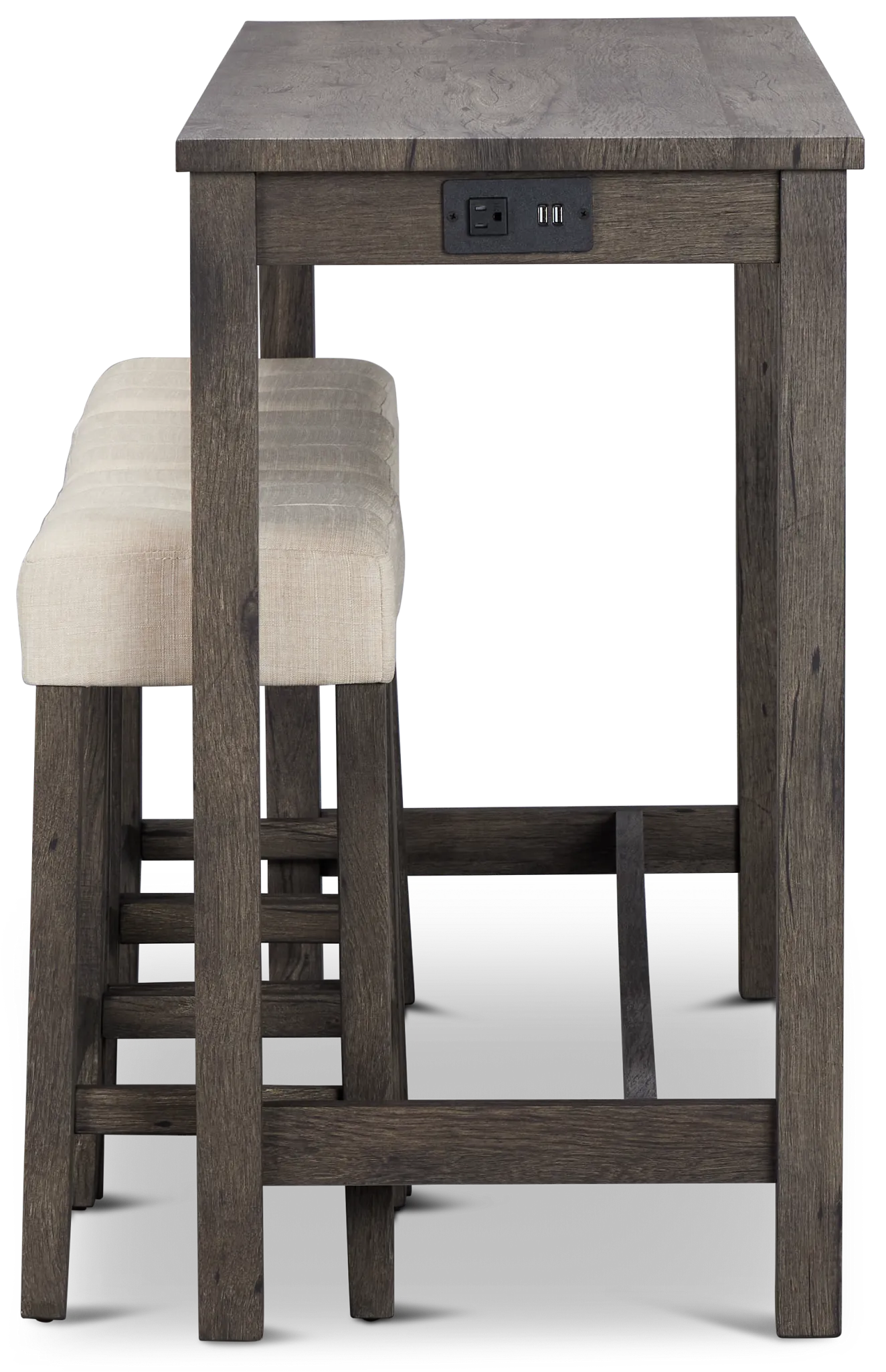 Robin Gray High Table & 3 Barstools