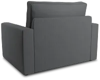Siesta Revenue Gray Fabric Memory Foam Sleeper