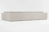 Destin Revenue Beige Fabric 8-piece Pit Sectional