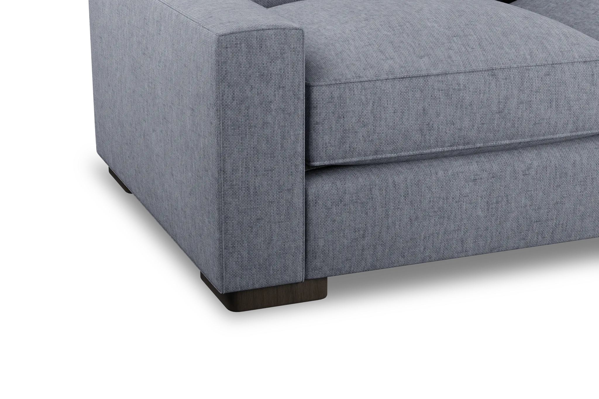 Edgewater Elevation Gray Large Two-arm Sectional