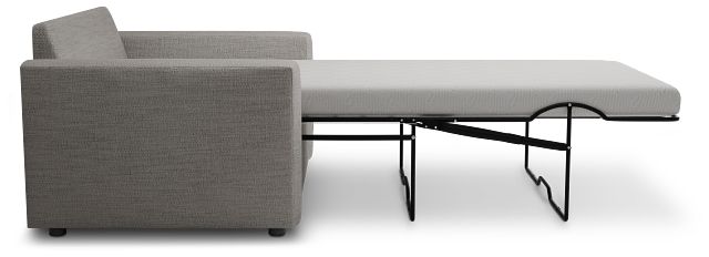 Siesta Maguire Pewter Fabric Memory Foam Sleeper