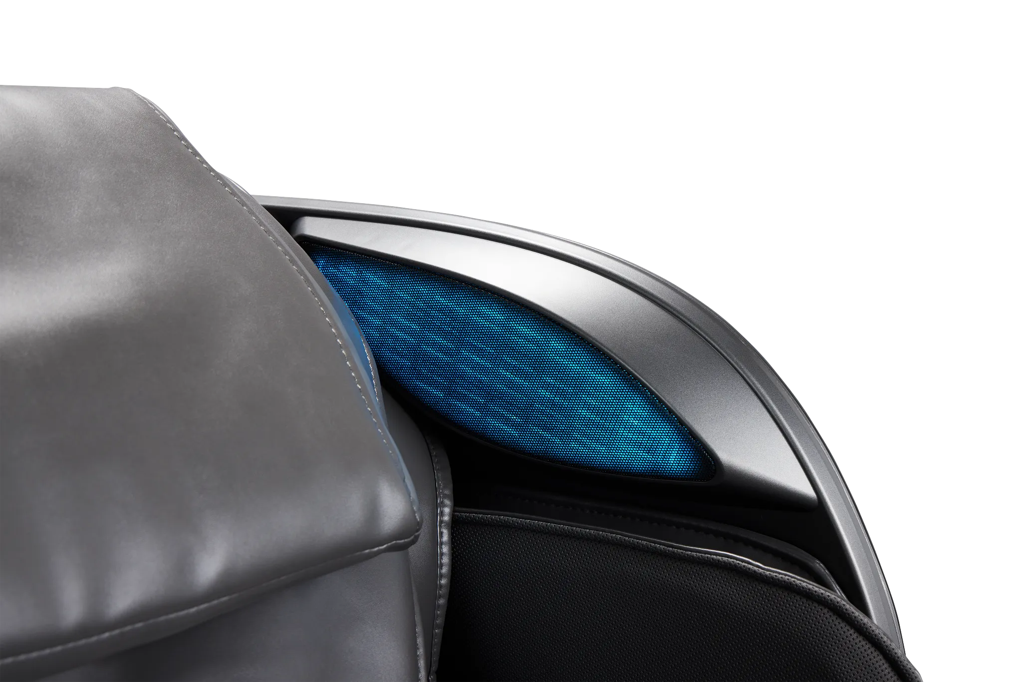 Qi Xe Dark Gray Micro Massage Chair
