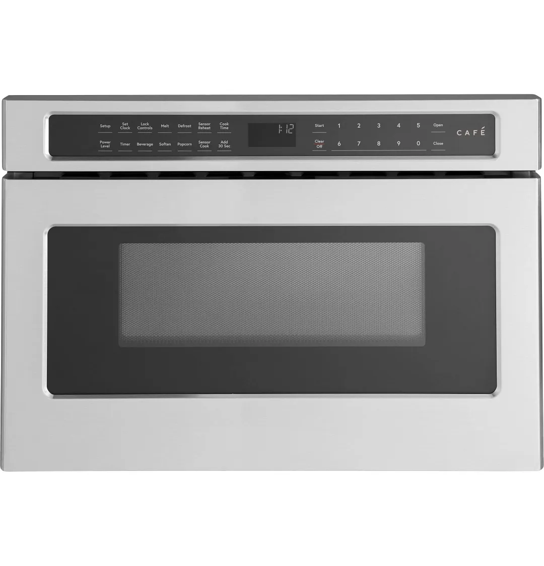 Cafe 112 Series Stainless Steel Built-in Microwave
