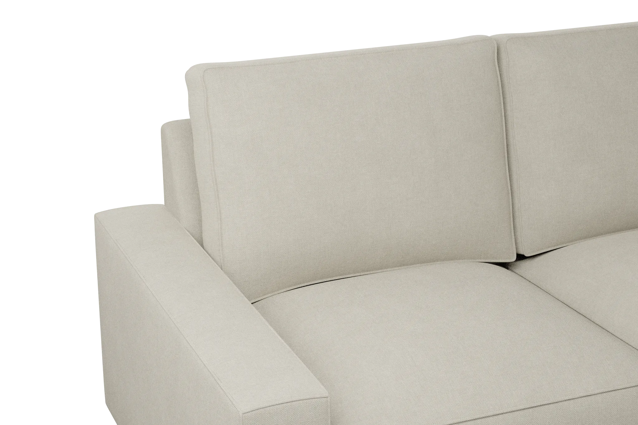 Edgewater Suave Beige Medium Right Chaise Sectional