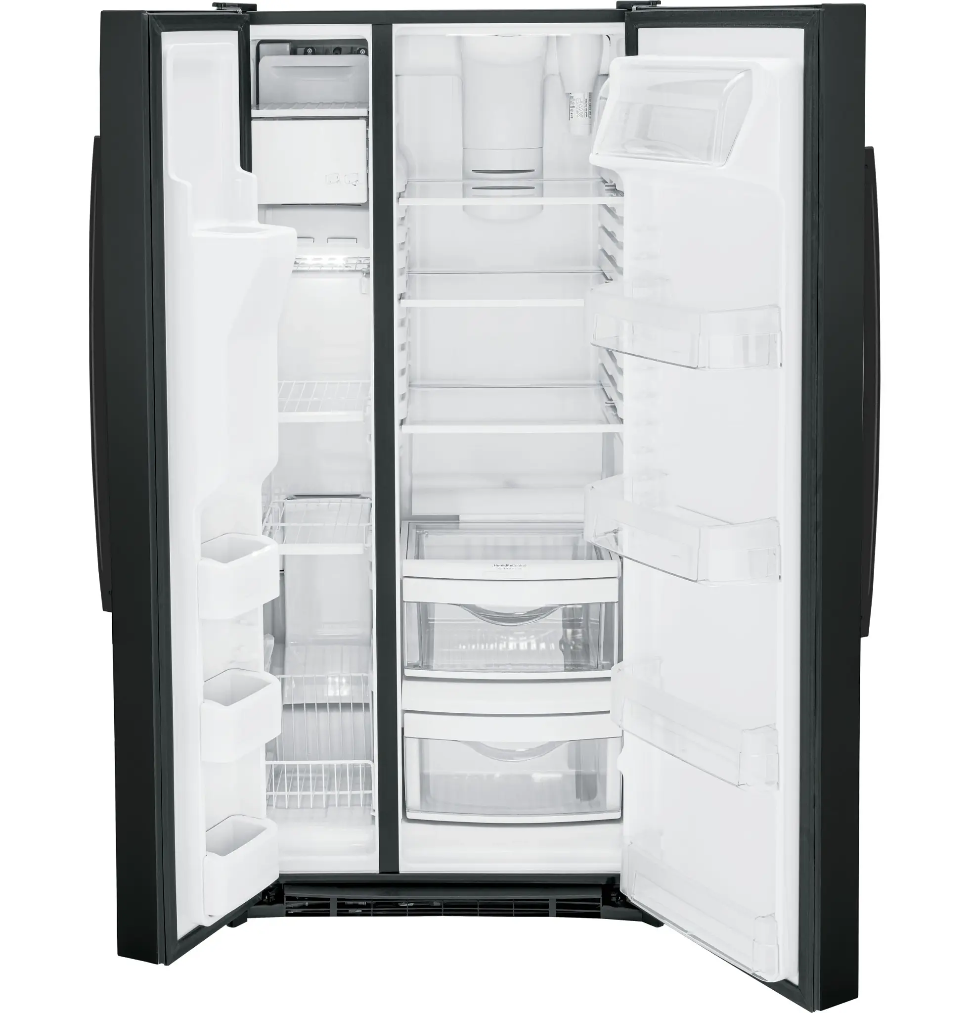 Ge Profile 23 Series Black Side By Side Refrigerator Ge Profile 23 Series Black Side By Side Refrigerator