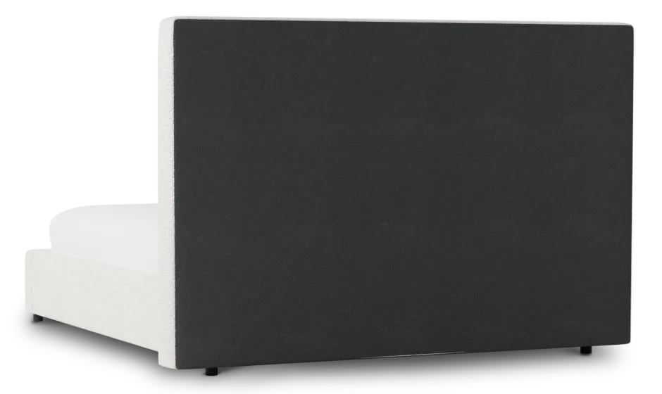 Grayton Natural Beauty Beige 54" Upholstered Platform Bed