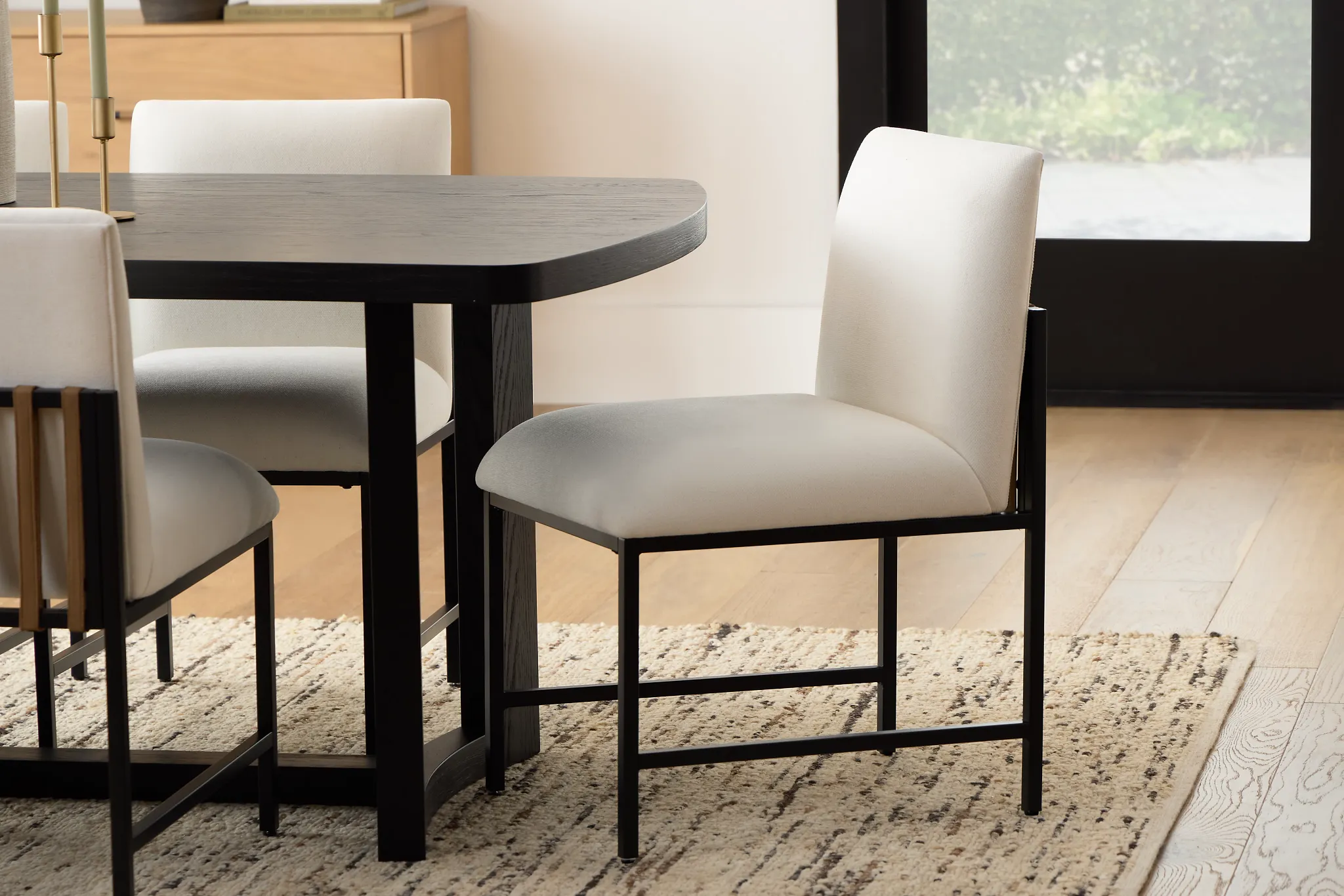 Modesto Black Rectangular Table