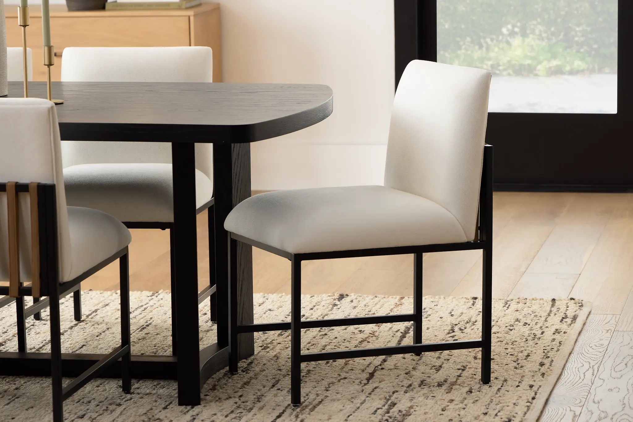 Modesto Black Rectangular Table Modesto Black Rectangular Table