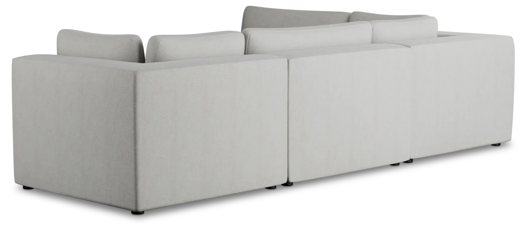 Destin Sutton Gray Fabric 4-piece Modular Sectional Destin Sutton Gray Fabric 4-piece Modular Sectional