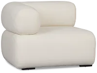 Celeste Light Beige Fabric Left Chair