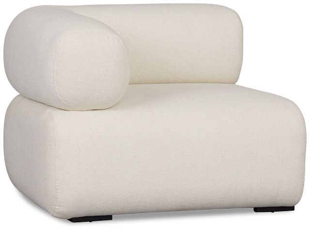 Celeste Light Beige Fabric Left Chair