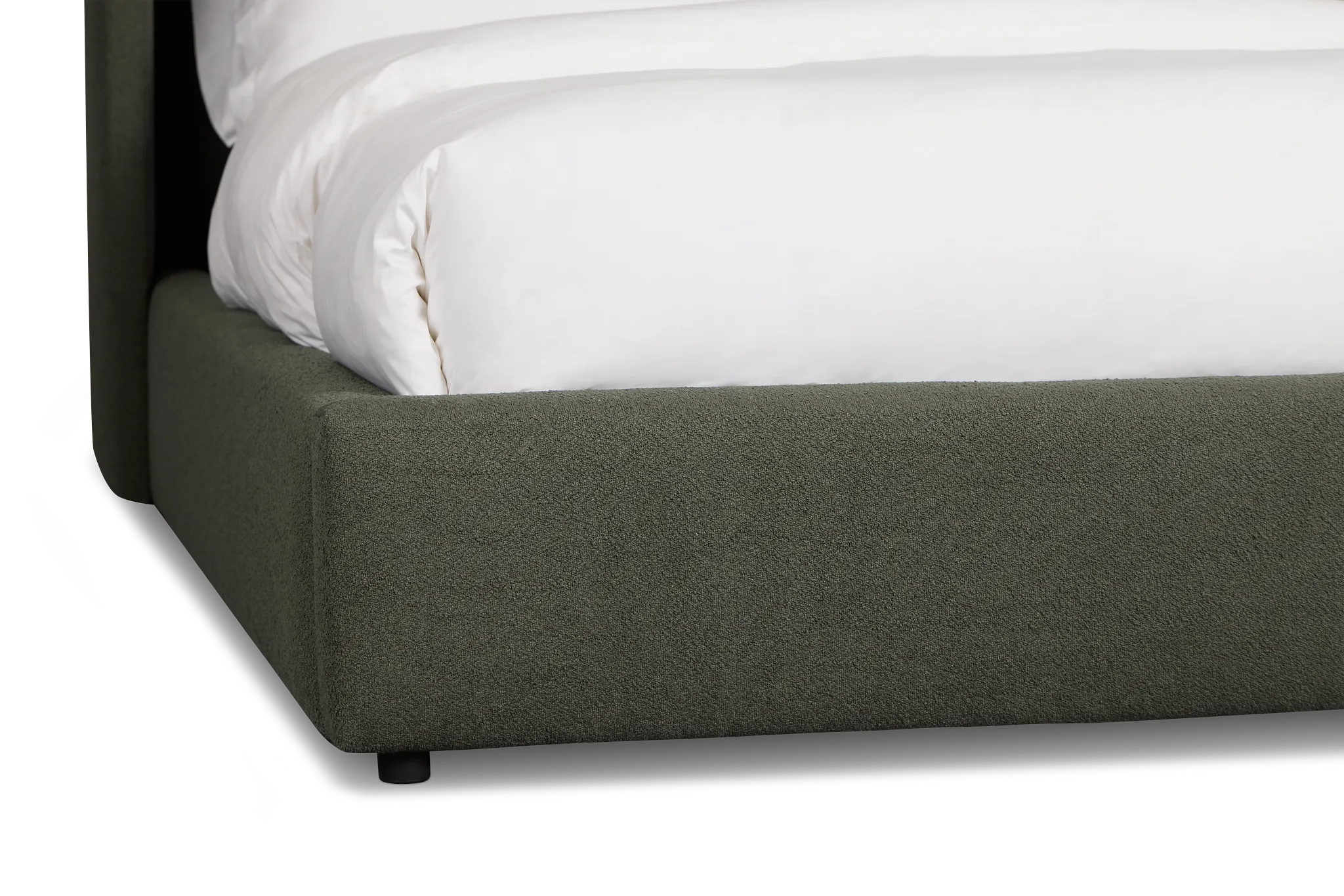 Captiva Sutton Green 60" Upholstered Shelter Bed
