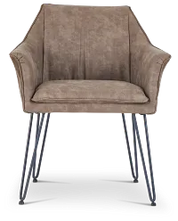 Adalyn Taupe Upholstered Arm Chair